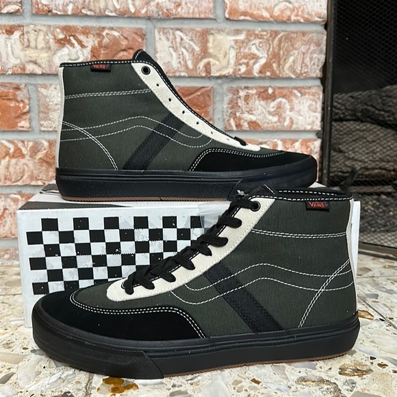 Vans Shoes Vans Crockett High Forrest Black Pop Cush Poshmark